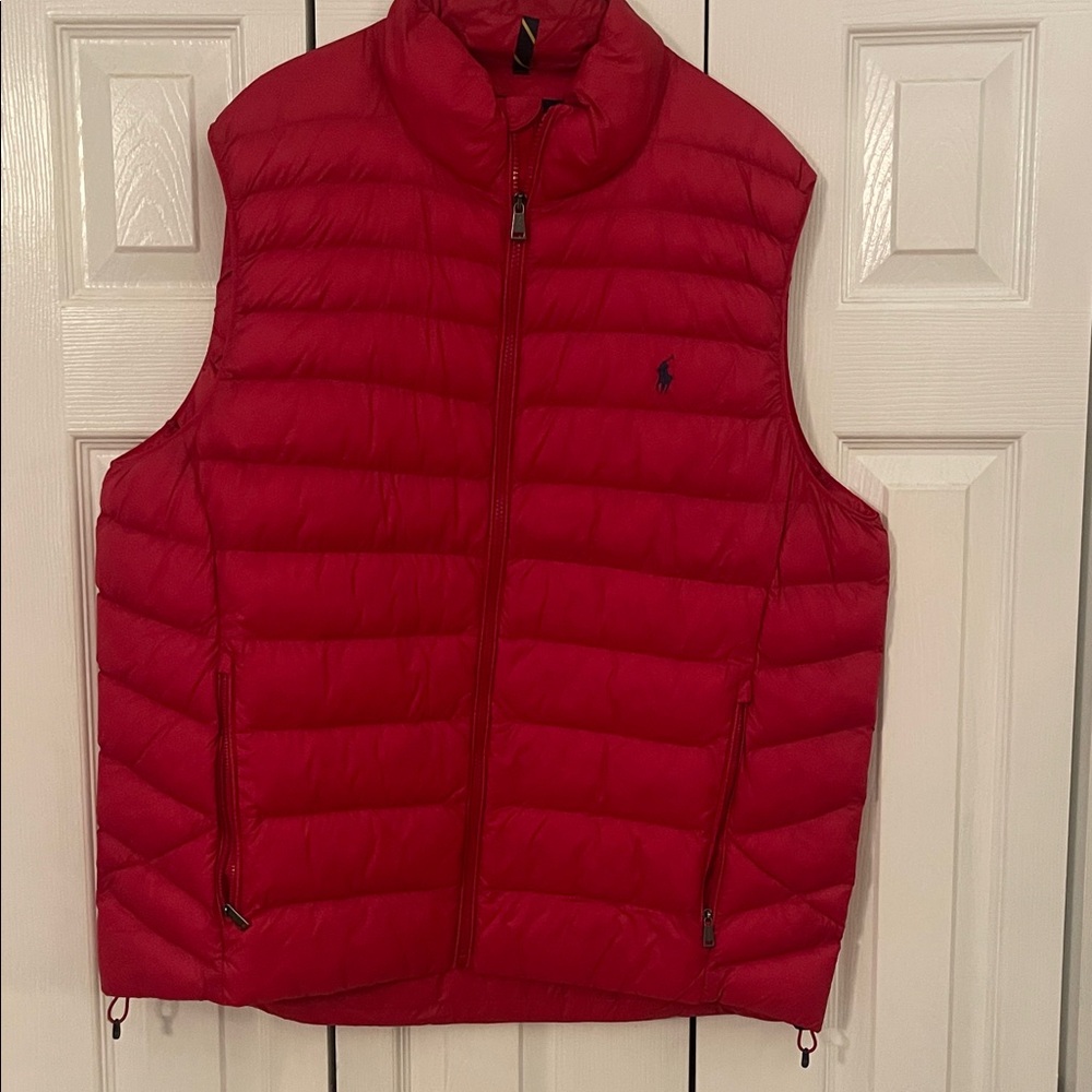 Ralph Lauren Red Puffer Vest